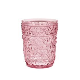 Paisley Acrylic Glasses Drinking Set of 4 DOF (13oz), Plastic Drinking Glasses, BPA Free Cocktail Glasses, Drinkware Set, Drinking Water Glasses (Color: as Pic)